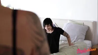 lesbian,hardcore,brunette,fingering,tattoos,pussy-licking,shaved-pussy,strap-on,face-sitting,goth,piercings,small-tits,emo,sex-toys,pierced-nipples,nikki-hearts,leigh-raven